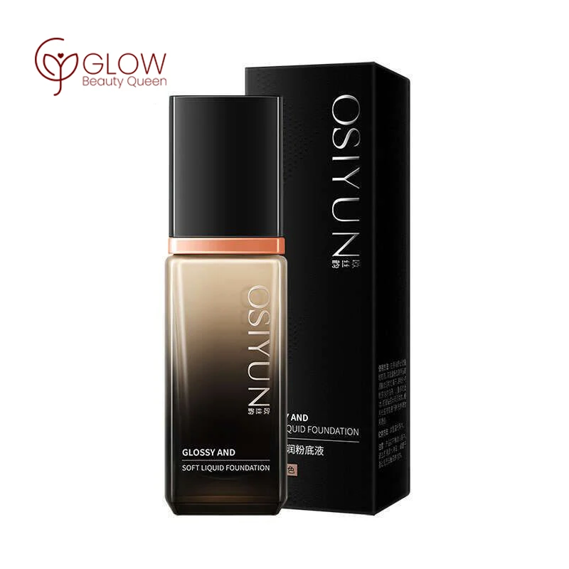 OSIYUN Glossy and Soft Liquid Foundation (45ml) - ন্যাচারাল গ্লো এবং ডিউই ফিনিশ মেকআপ বেস